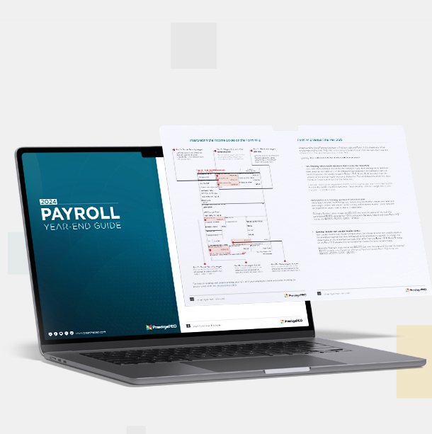 PrestigePEO Payroll Guide Mockup